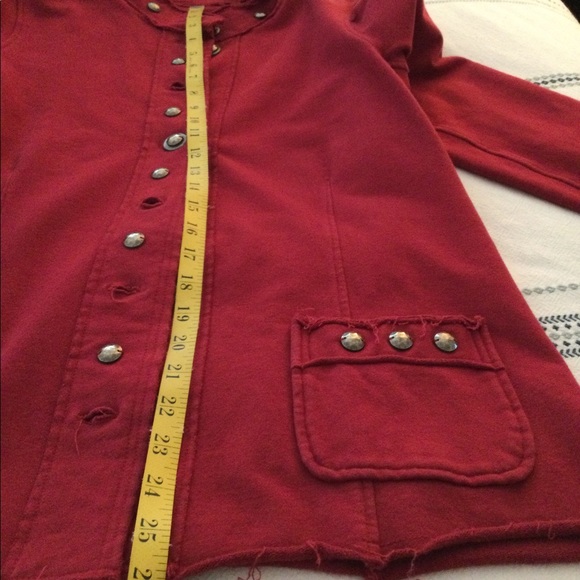 Neon Buddha Raspberry French Terry Jacket L - Picture 6 of 10